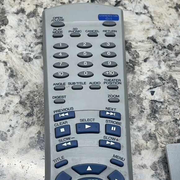 JVC RM-SXVS42A DVD Remote Control Original Genuine B160 UNTESTED - Picture 3 of 6
